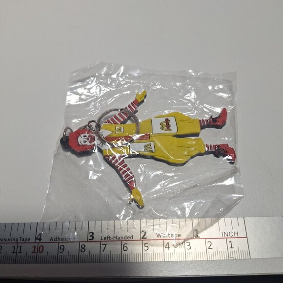 1995 Ronald McDonald Keychain Vintage McDonalds 4" Flexible - Picture 7 of 7